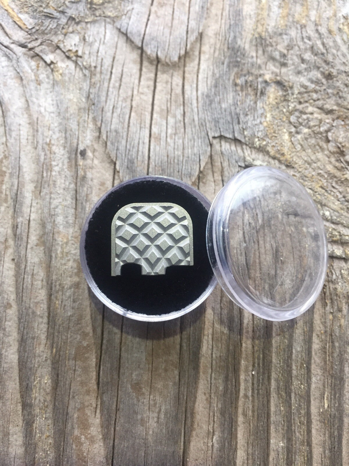 Custom TITANIUM Glock Backplate, Slide Plate for Glock 43, 43X And 48