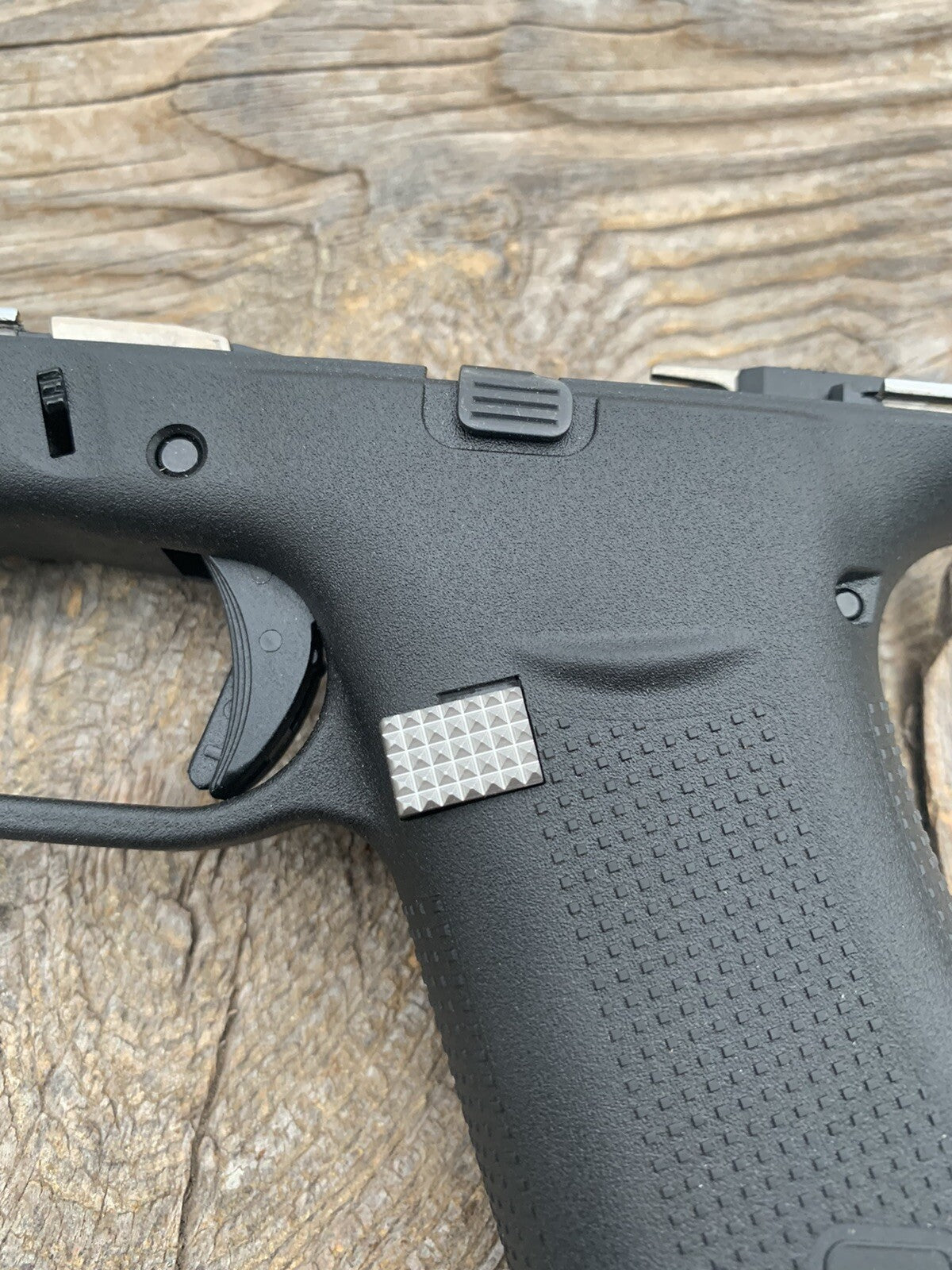 TITANIUM Glock 43X & 48 Extended Magazine Release for Factory or Steel S15 Mag