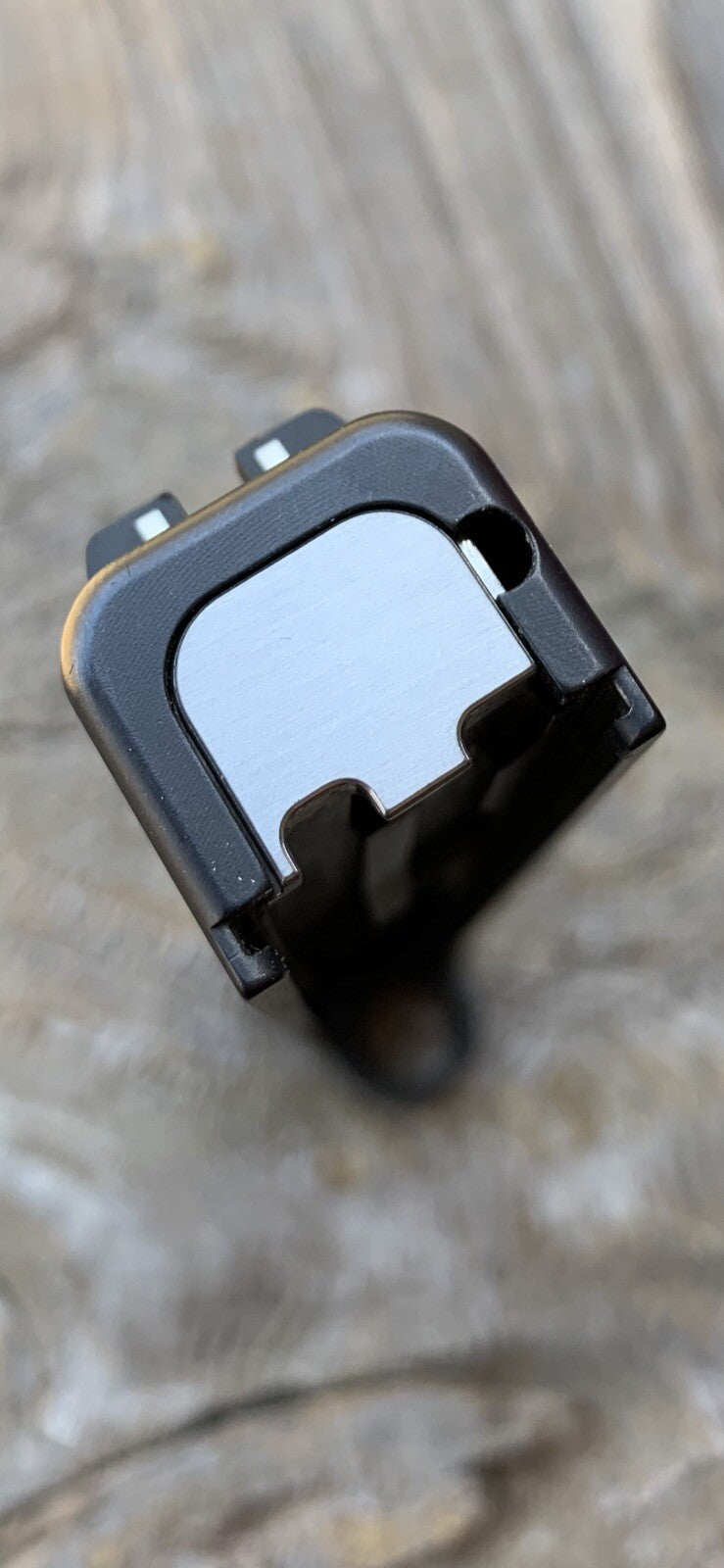 Custom STAINLESS STEEL Glock Backplate, Slide Plate fits Glock 42 ONLY!