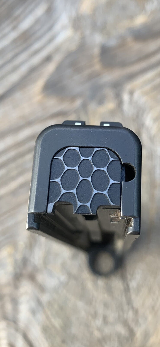 Custom Kriptek TITANIUM Glock Backplate, Slide Plate for Glock 43, 43X And 48