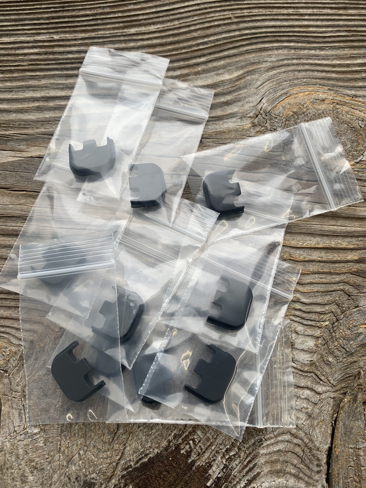 10 Pack   Bulk  Anodized ALUMINUM  Glock Gen 1-5 Billet Backplate, CNC machined