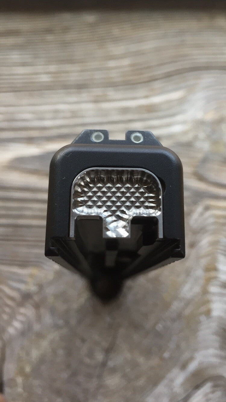 TITANIUM Glock Gen 1-5 Billet Backplate,       Slide Plate CNC Machined