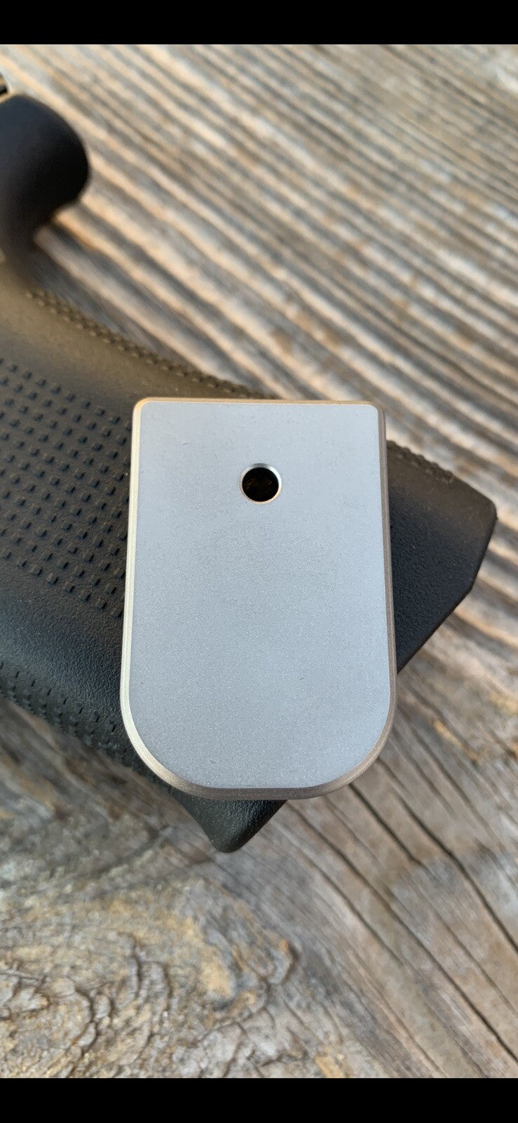 Glock 43X, 48 magazine base plate CNC Machined Stainless Steel For Shield S15Mag