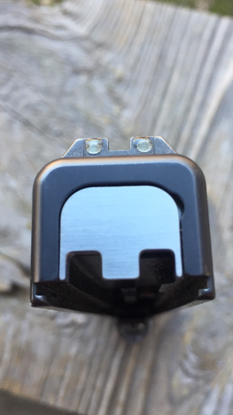 10 Pack   Bulk    STAINLESS STEEL Glock Gen 1-5 Billet Backplate, CNC Machined