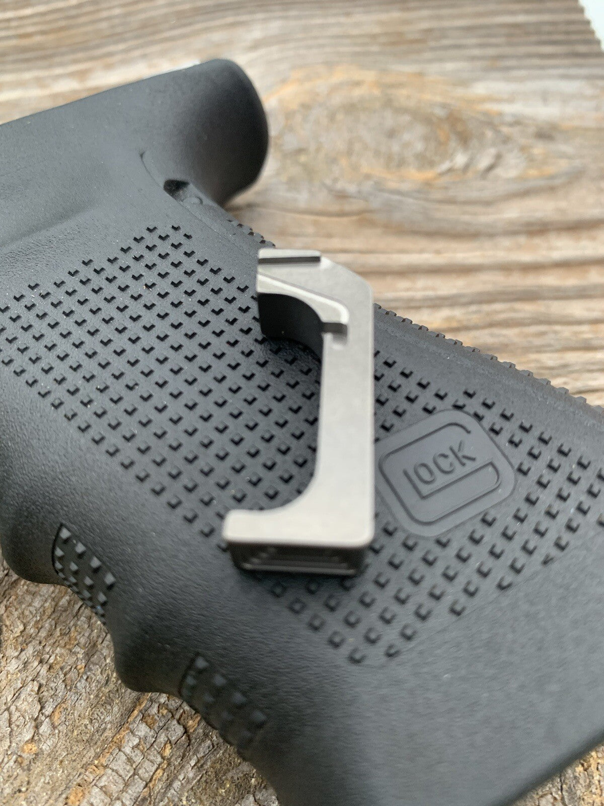 TITANIUM Extended Magazine Release for  Glock Gen 4 And 5 Double Stack Magazi